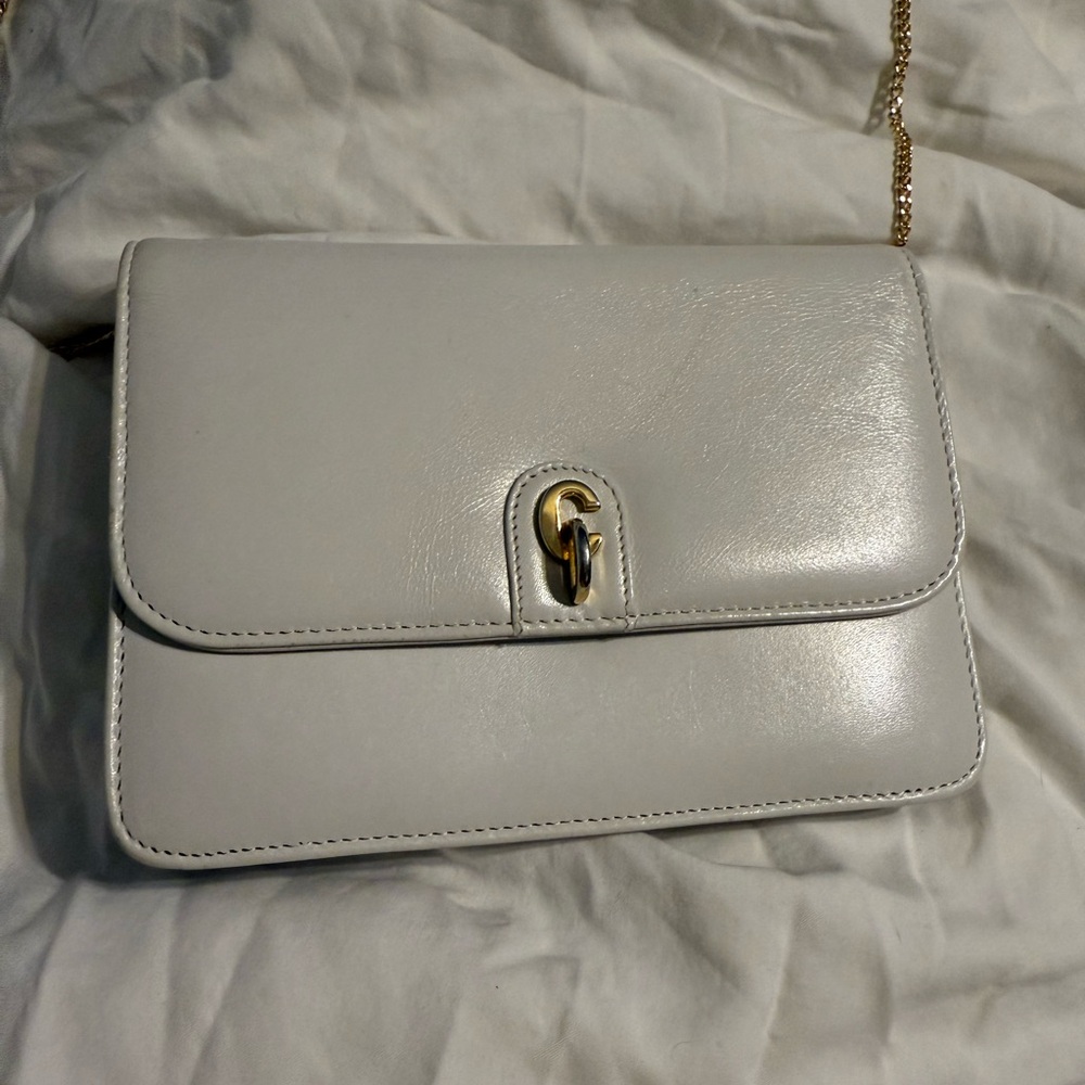 Bone Leather CD Shoulder Clutch Bag | DIOR